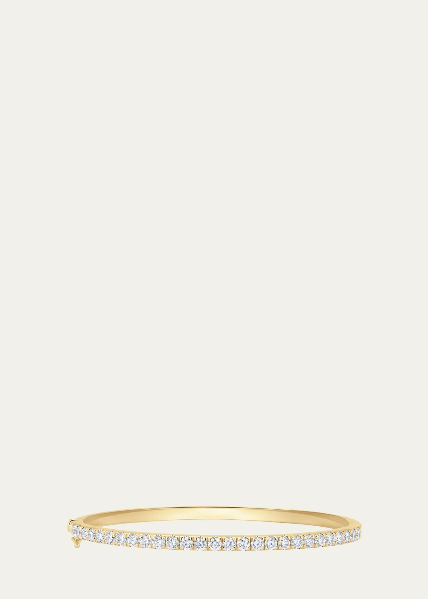 Sara Weinstock18K Yellow Gold Single Row Diamond Bangle Bracelet