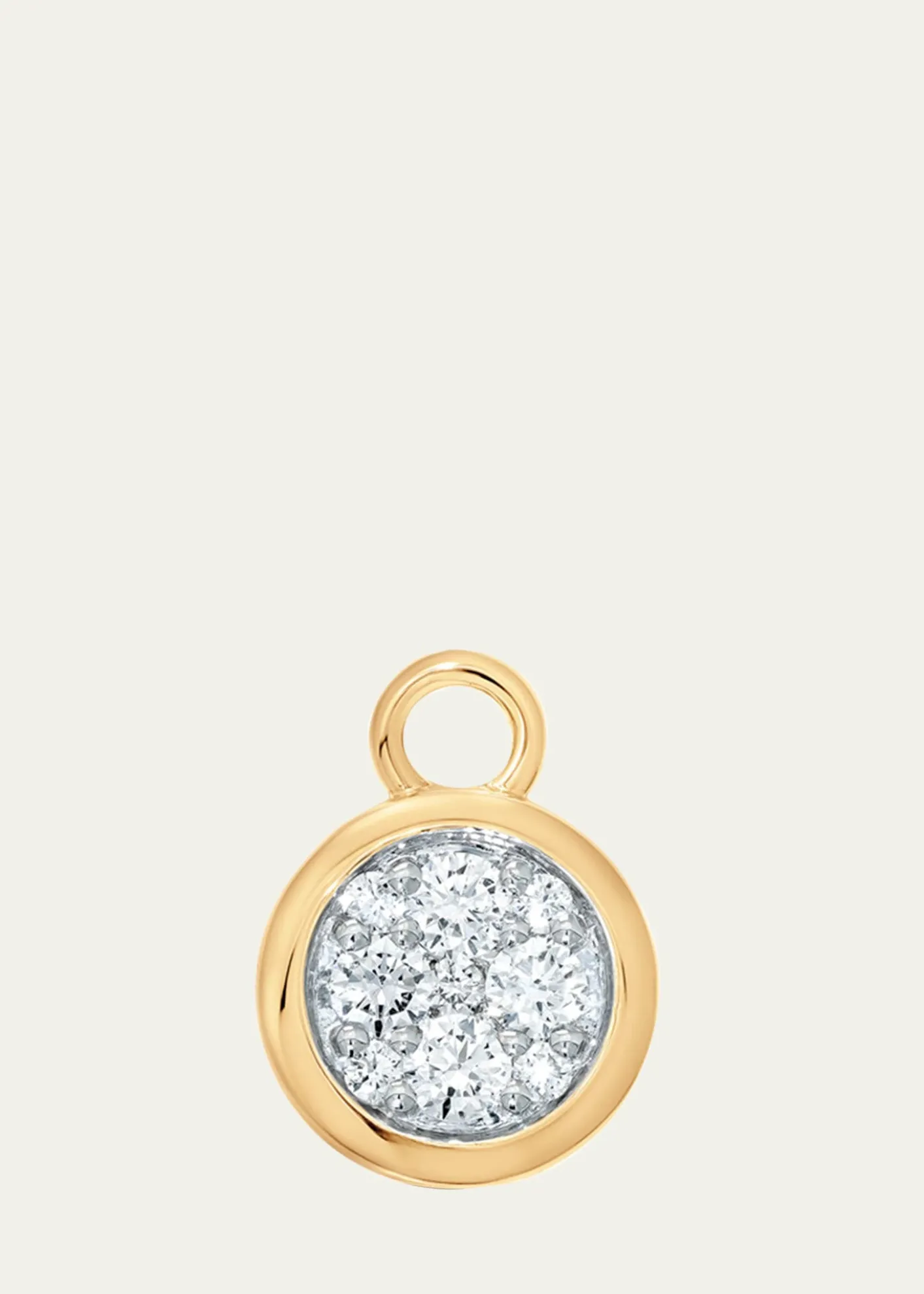 Sara Weinstock18K Gold & Diamond Round Charm