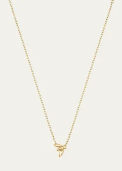 Sara Weinstock18K Yellow Gold Queen Bee Extra Petite Pendant Necklace, 16"L