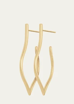Sara Weinstock18K Yellow Gold Veena Small Hoop Earrings