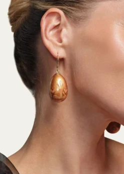 Saule LabelNova Earrings in Molten Copper
