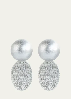 Saule LabelSelena Clip-On Earrings in Lunar Glow