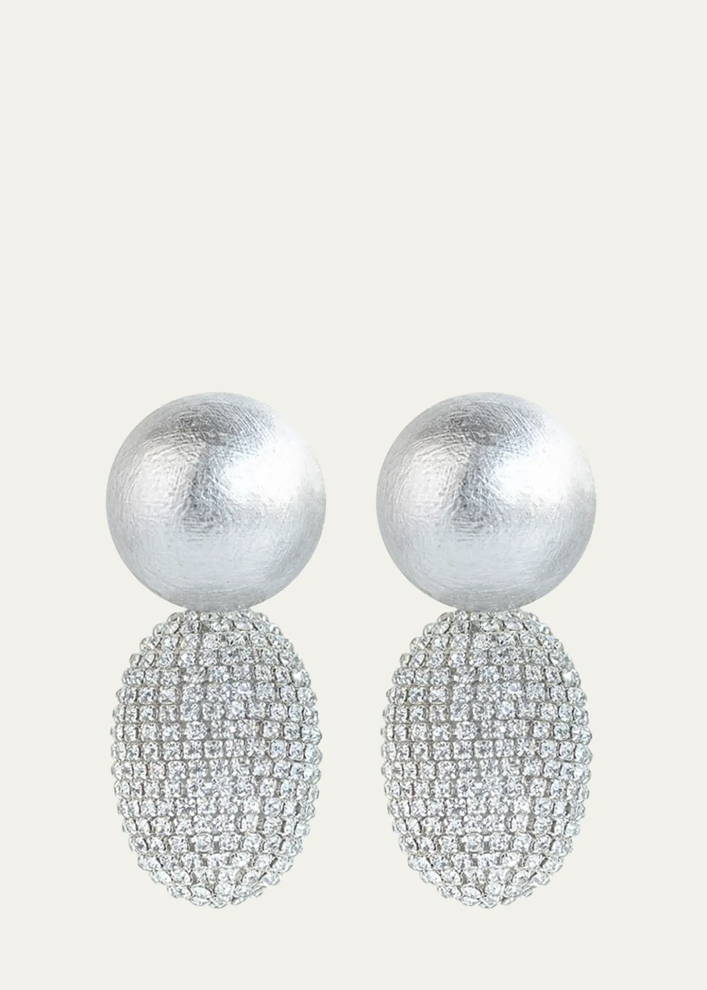 Saule LabelSelena Clip-On Earrings in Lunar Glow