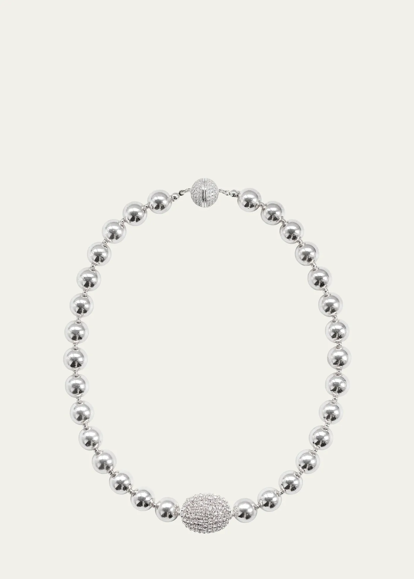 Saule LabelCassia Necklace in Silver Sheer