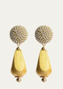 Saule LabelDalia Earrings in Gilded Gold