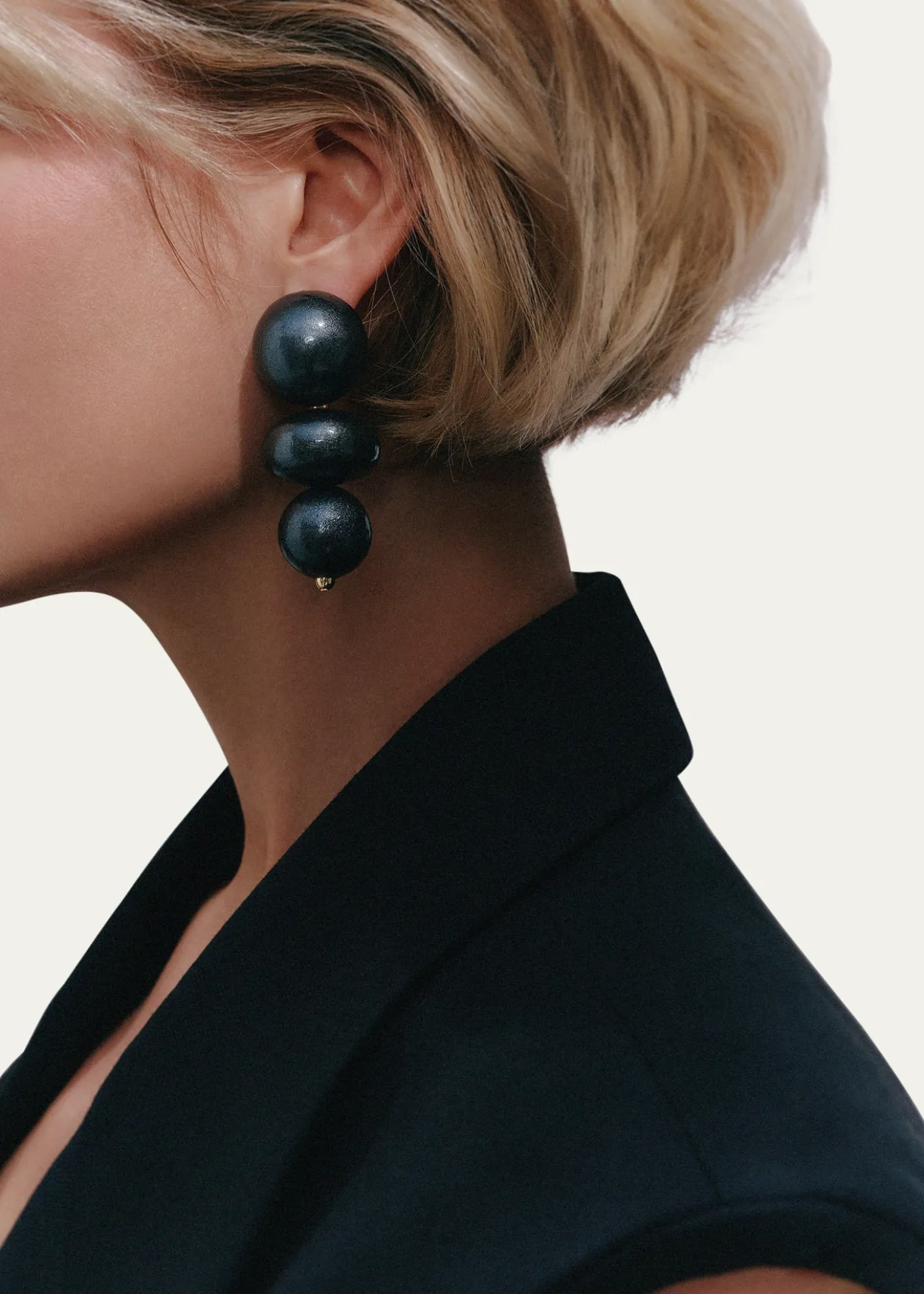 Saule LabelNola Black Coral Earrings