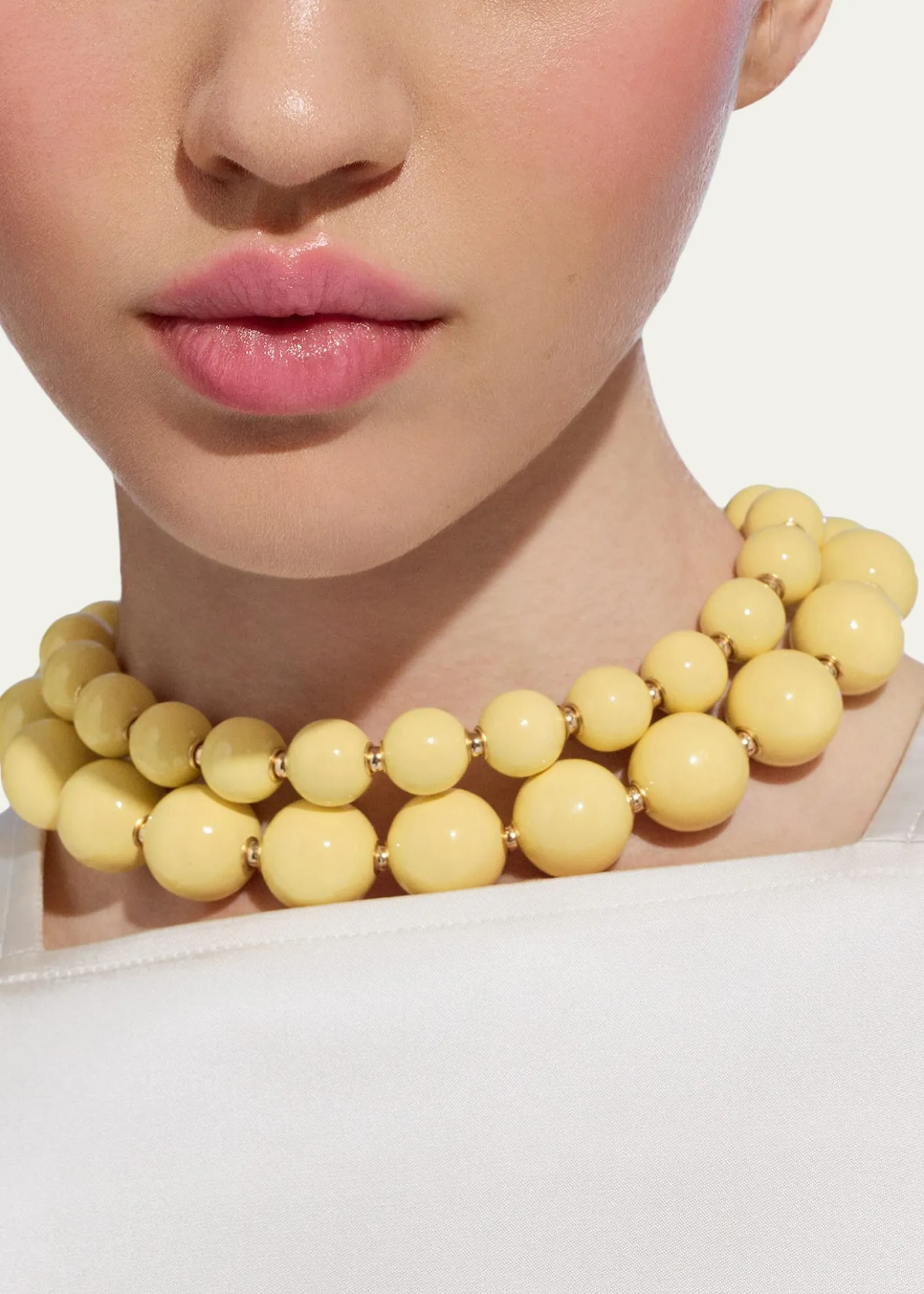 Saule LabelSiena Necklaces in Buttercup, Set of 2