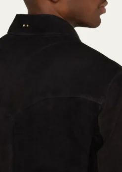 SAVASMen's Lowry Leather Overshirt