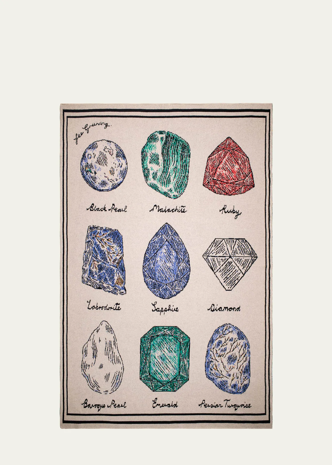 Saved NYGemstones Throw Blanket, 51" x 71"