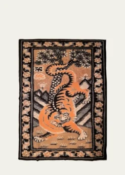 Saved NYYear of the Tiger Throw Blanket, 51" x 71"