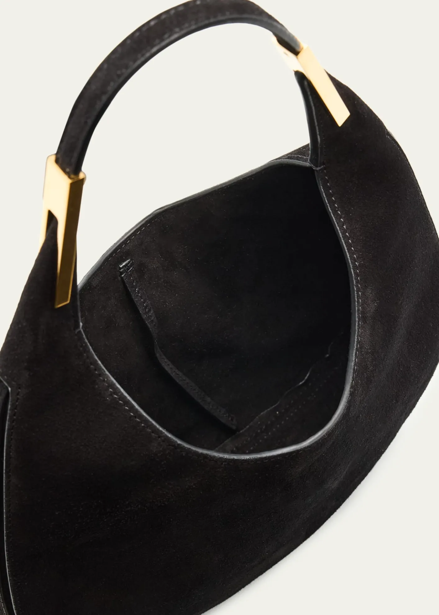 SavetteFlorence Small Suede Hobo Bag