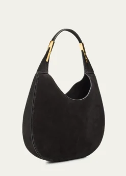 SavetteFlorence Small Suede Hobo Bag