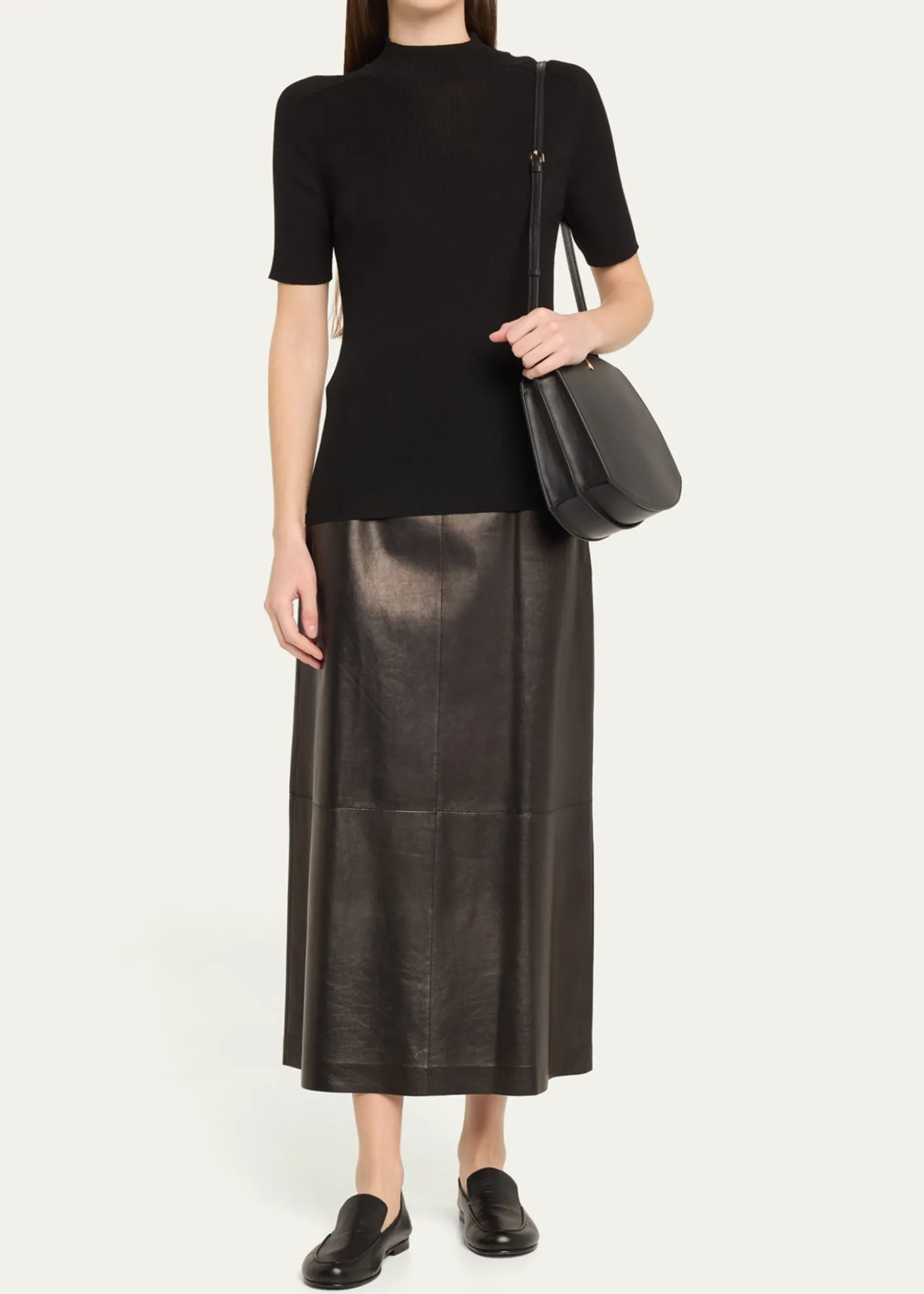 SavetteThe Florence Calf Leather Crossbody Bag