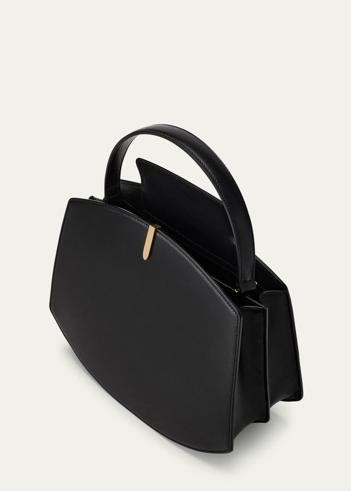 SavetteThe Florence Leather Top-Handle Bag