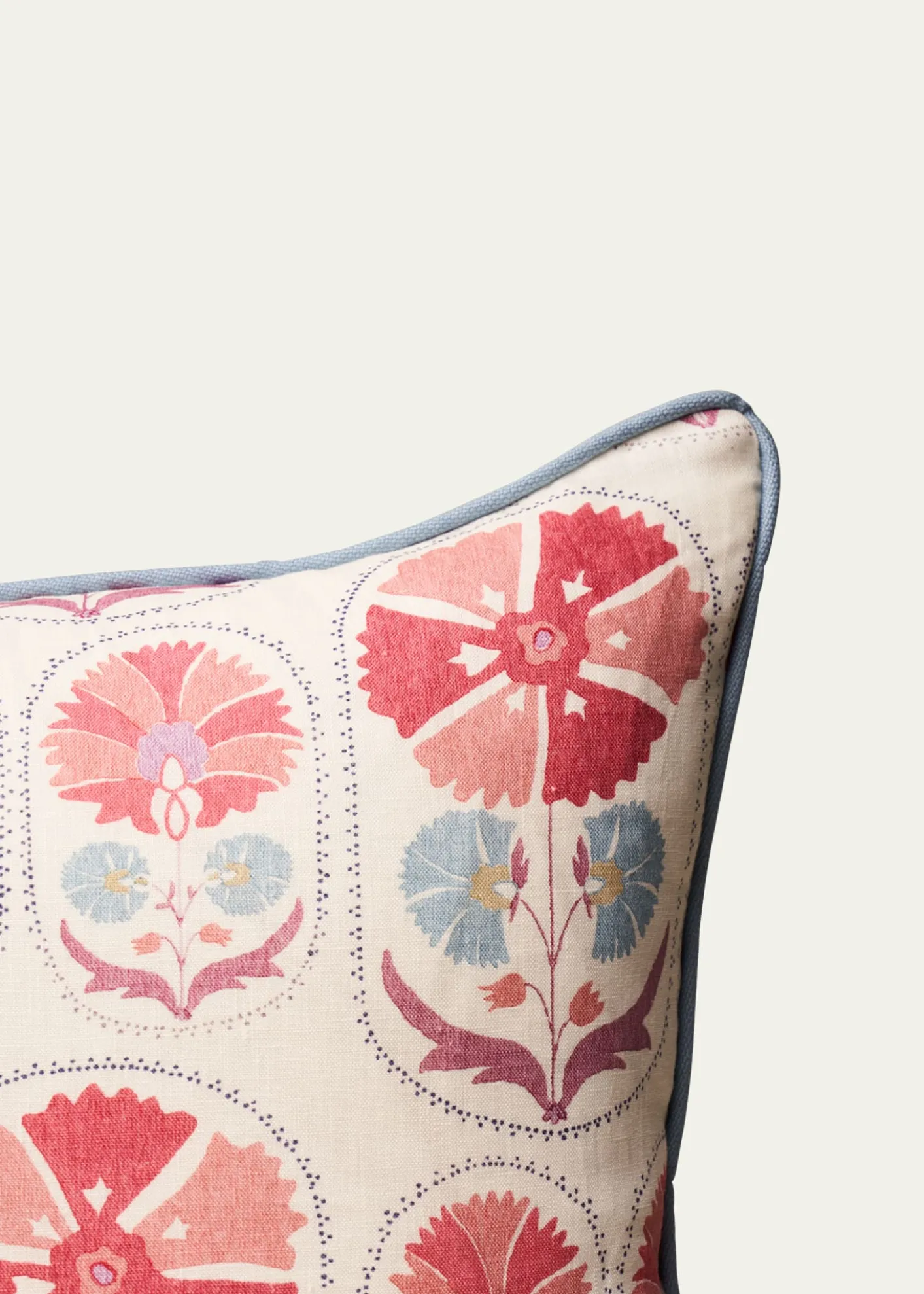 SchumacherAnjuna Floral Linen Pillow