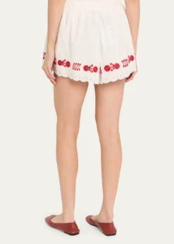 SeaCatharina Embroidered Shorts