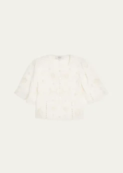 SeaGardener Embroidered Top