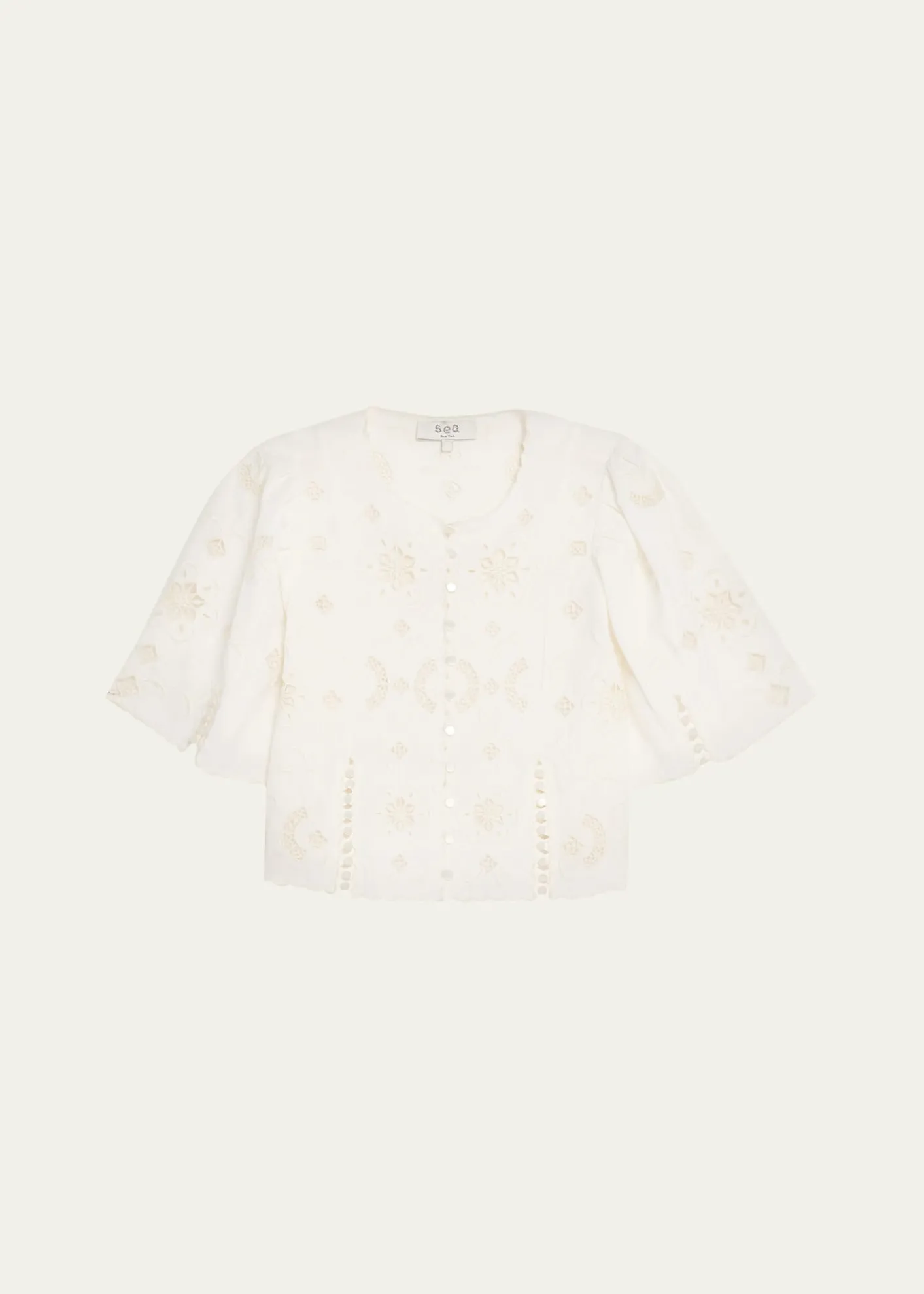 SeaGardener Embroidered Top