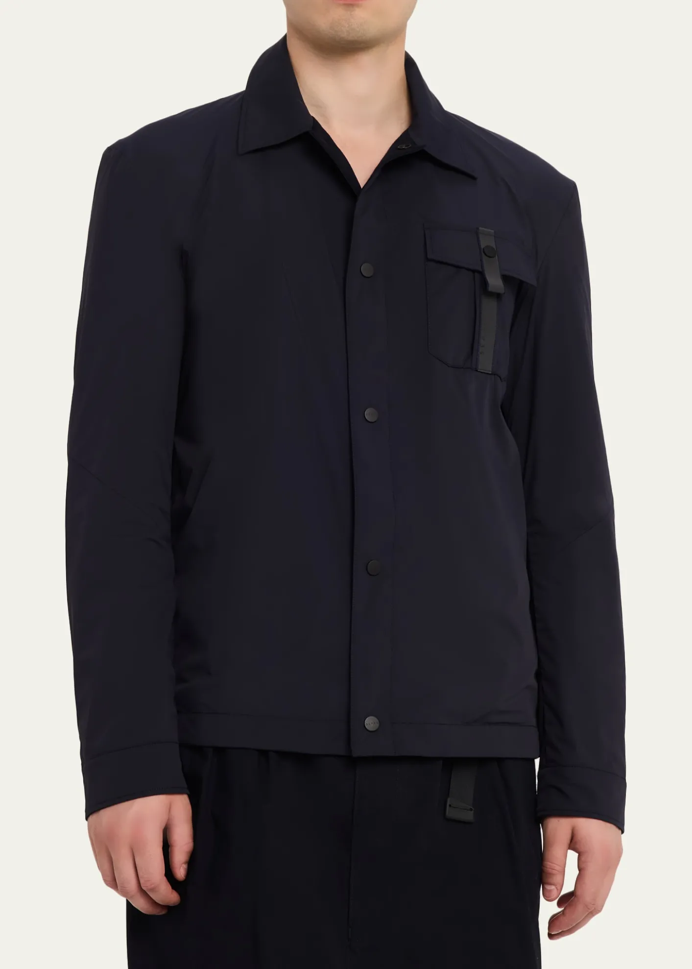 SeaseMen's Jib Set Stretch Nylon Overshirt