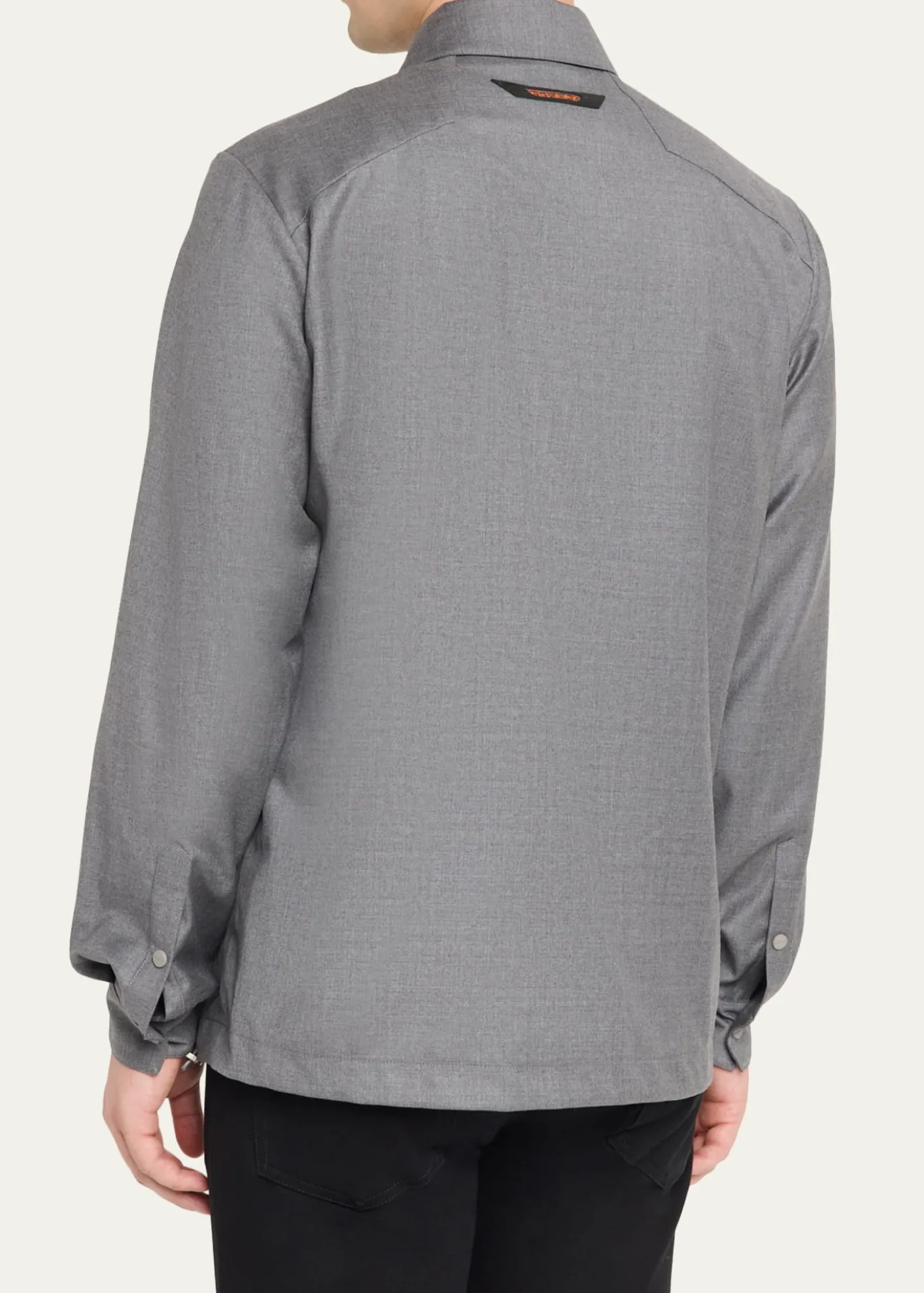 SeaseMen's New Gate Invisible-Zip Snap-Front Shirt