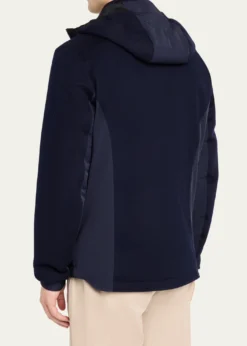 SeaseMen's Predator 3.0 Water-Resistant Padded Wool Jacket with Hood