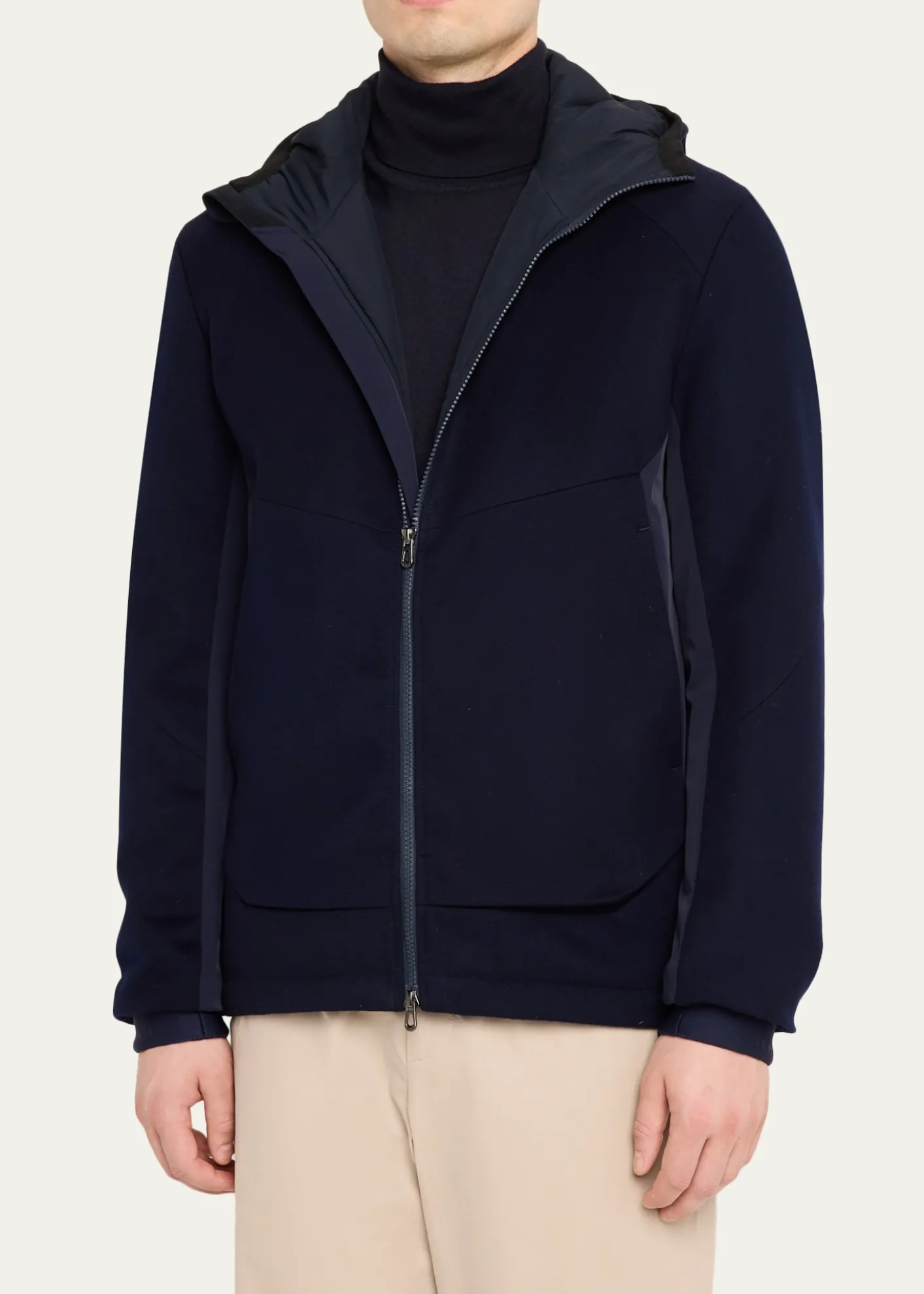 SeaseMen's Predator 3.0 Water-Resistant Padded Wool Jacket with Hood