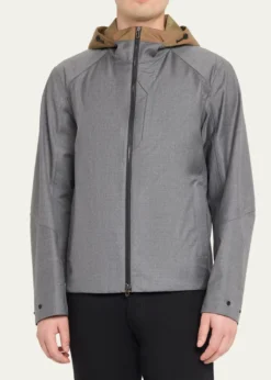 SeaseMen's Summer Balma Waterproof Hooded Jacket