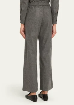 SeblineMarocaine Side-Stripe Straight-Leg Pajama Pants