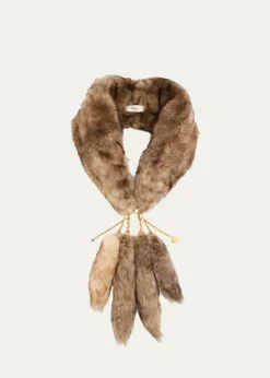 See by ChloeThe Treasure Tails Shearling Scarf