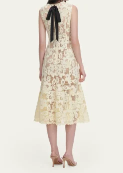 Self-PortraitCrochet Lace Midi Dress