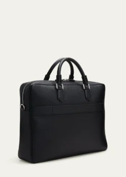 SerapianMen's Cachemire Leather Slim Briefcase