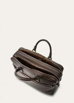 SerapianMen's Cachemire Leather Briefcase