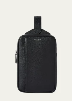 SerapianMen's Cachem Leather Sling Bag