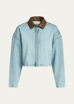 SEROYACoop Cropped Denim Jacket