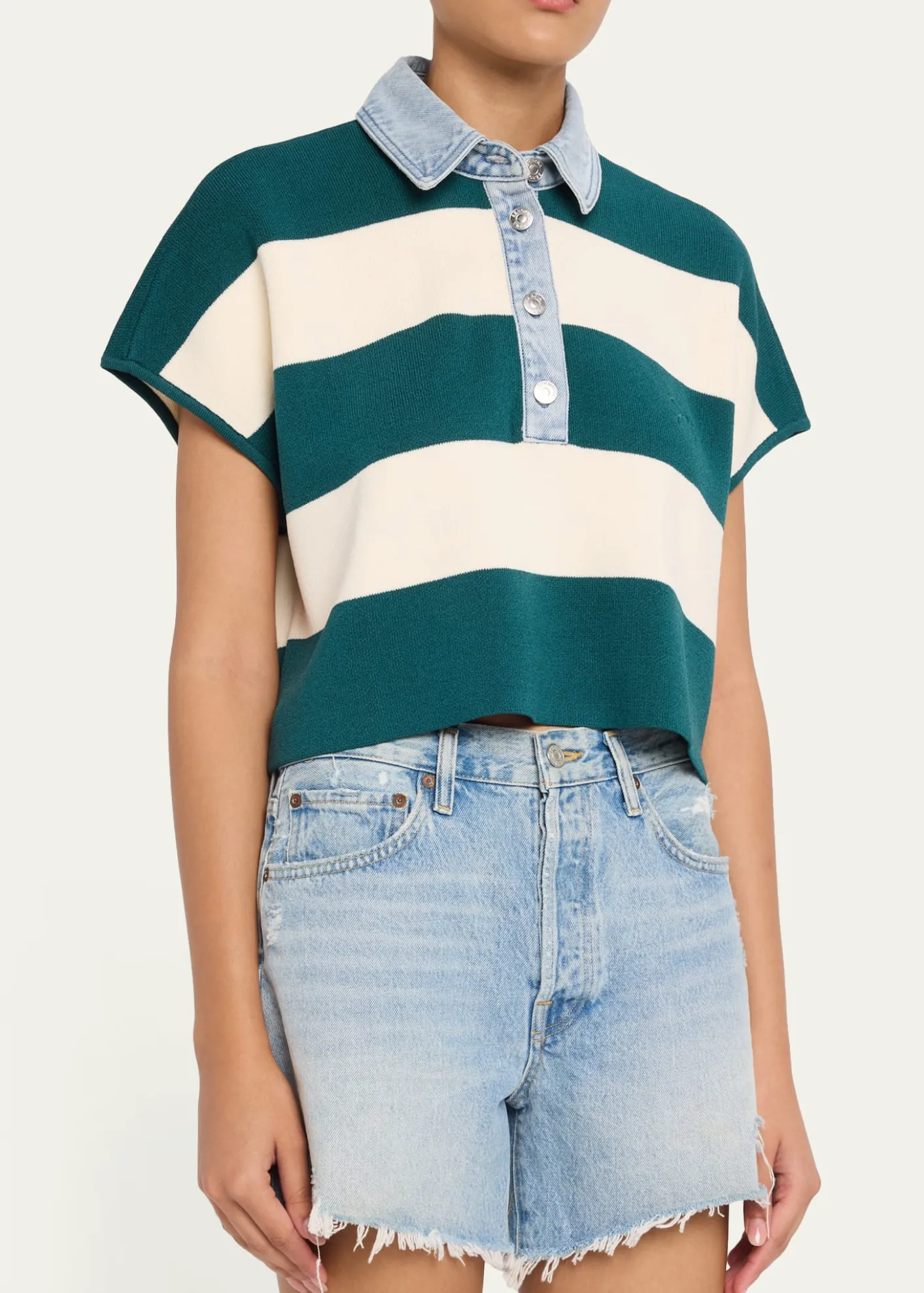 SEROYACorsa Striped Cotton Top