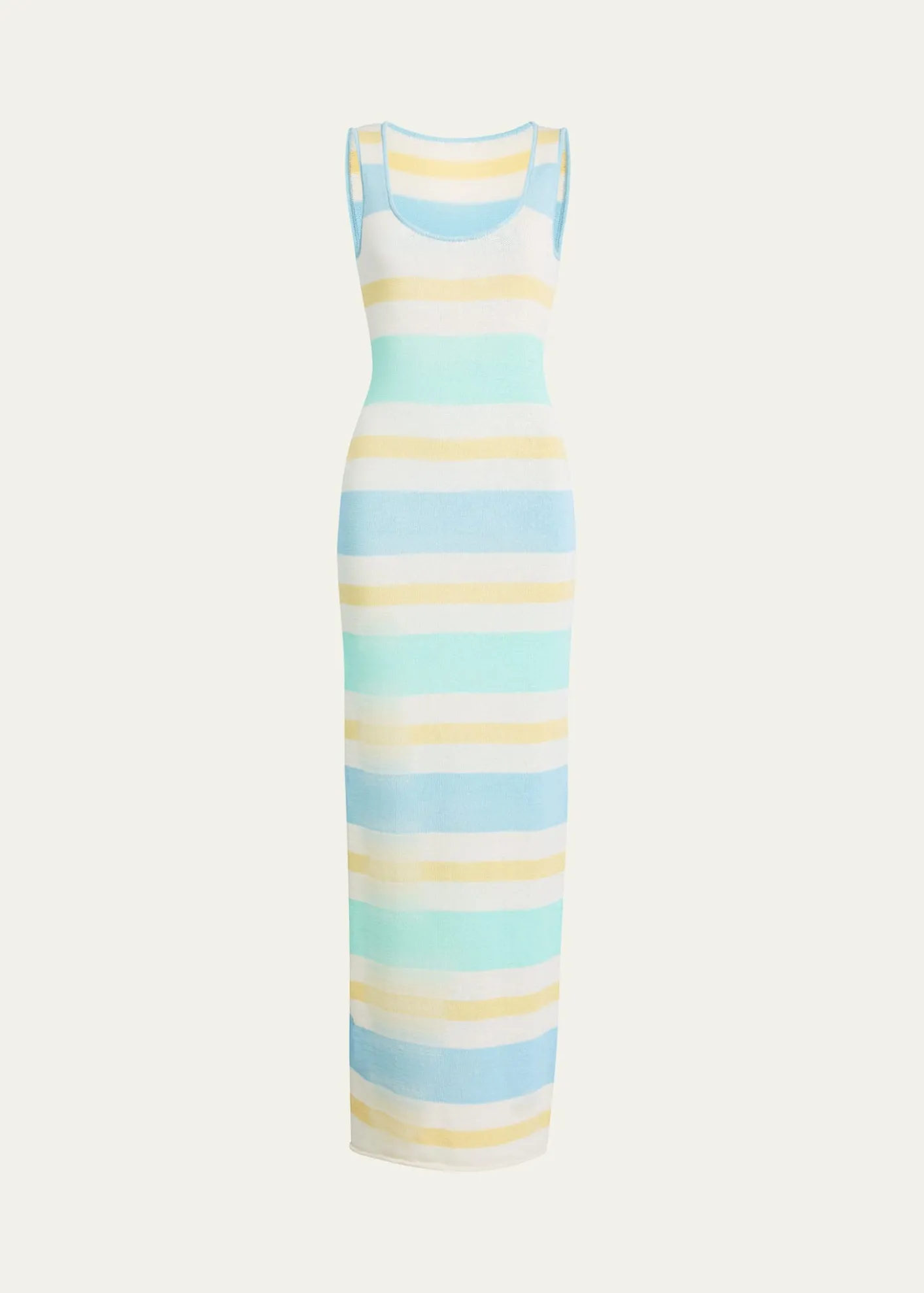 SEROYAJasmine Striped Knit Maxi Dress
