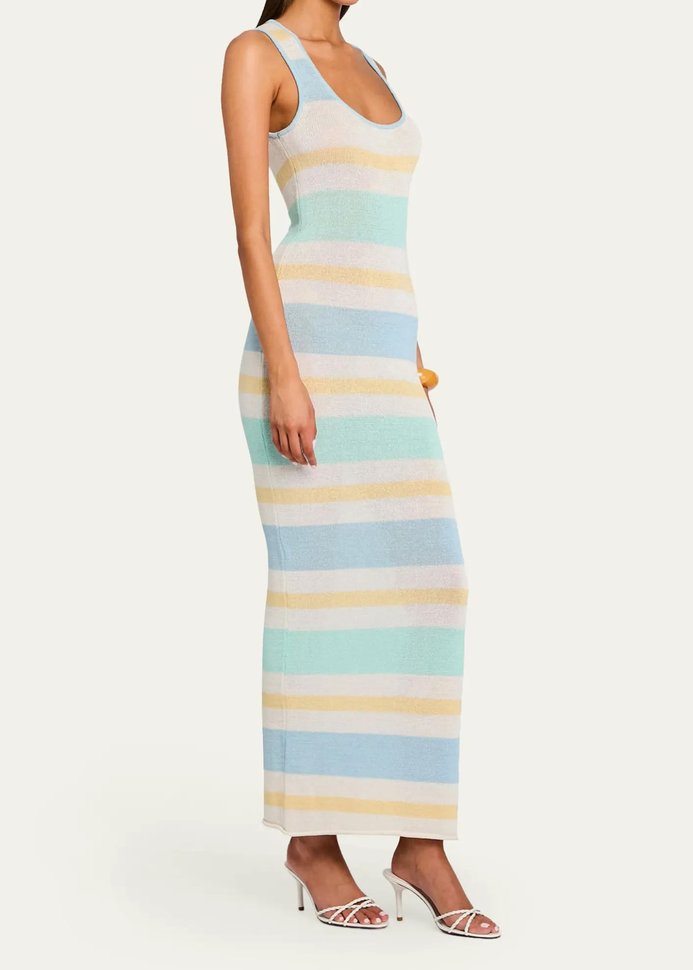 SEROYAJasmine Striped Knit Maxi Dress