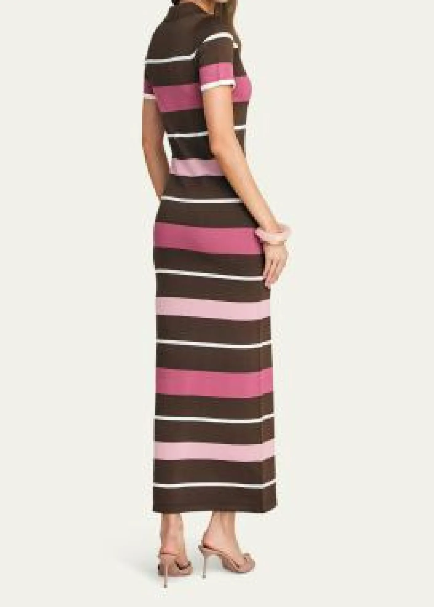 SEROYASam Striped Knit Maxi Dress