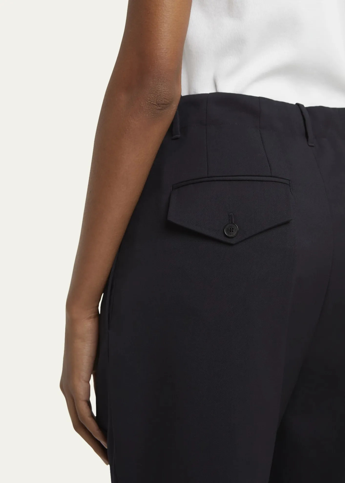 SETCHUPleated Wool Gabardine Chino Pants
