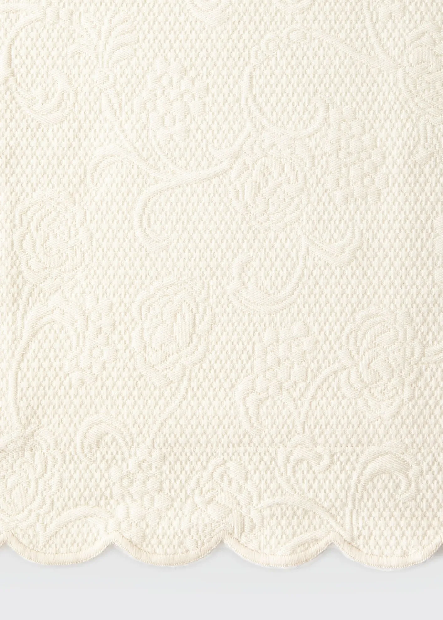 SferraAlice Twin Floral Matelasse Coverlet