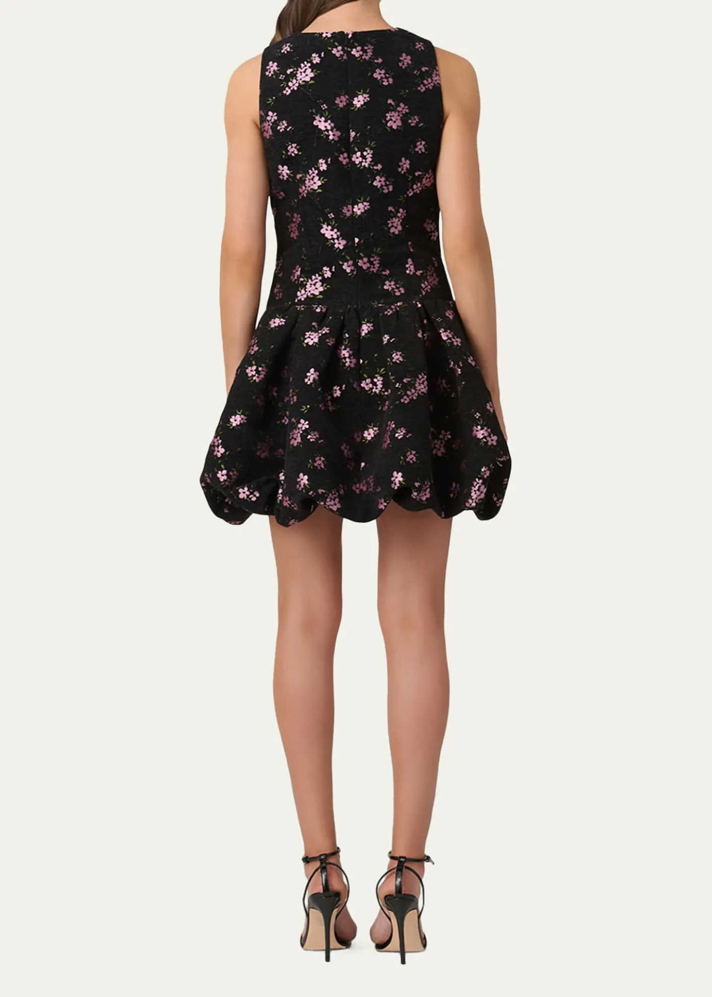 ShoshannaRaffaella Velvet Jacquard Bubble Mini Dress