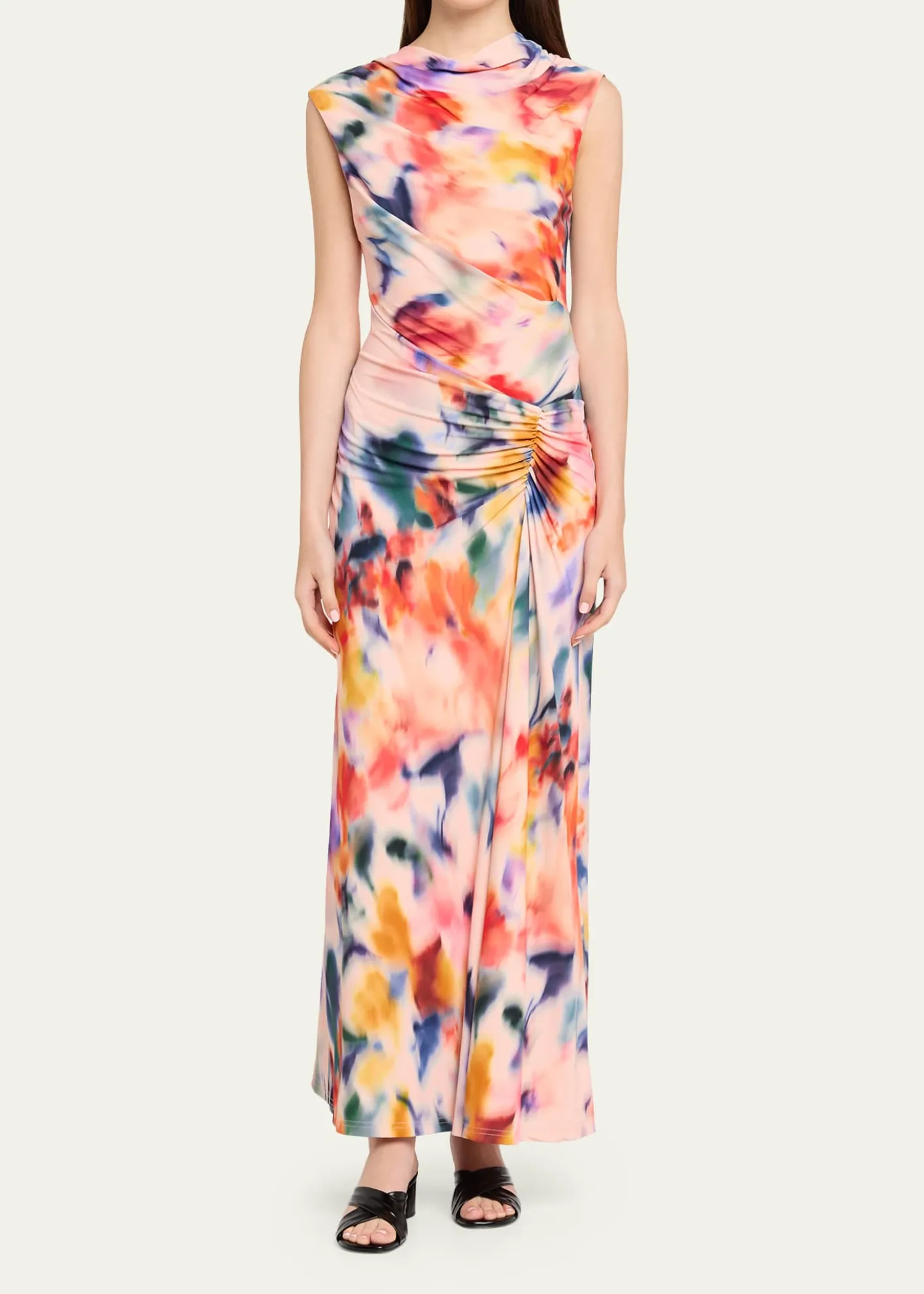 SIMKHAIAcacia Draped Jersey Midi Dress