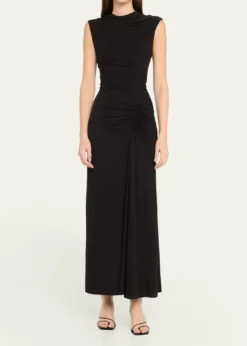 SIMKHAIAcacia Sleeveless Gathered Midi Dress