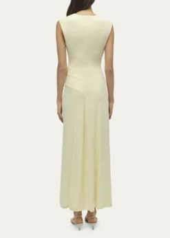 SIMKHAIAcacia Sleeveless Ruched Midi Dress
