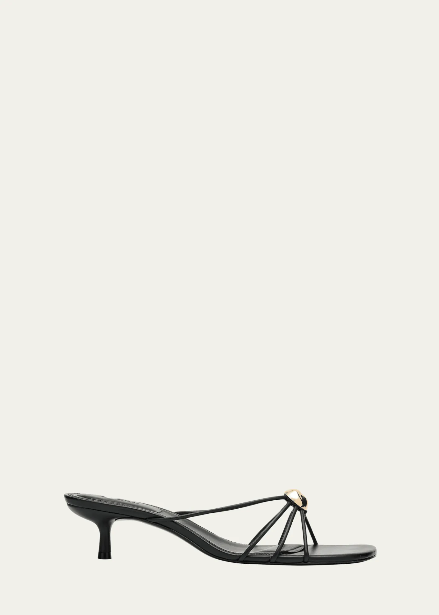 SIMKHAIAmaya Strappy Leather Kitten-Heel Sandals