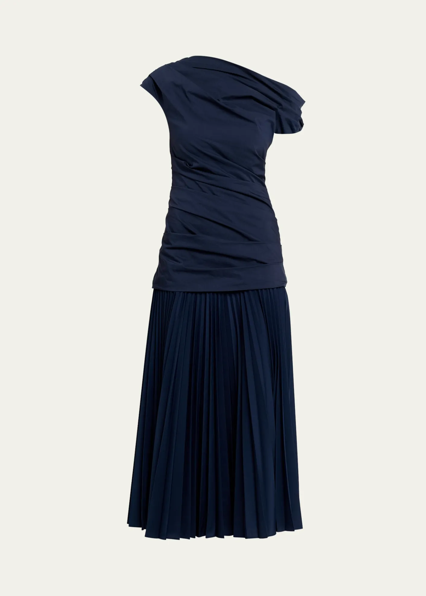 SIMKHAIAmmalie Mixed-Media Midi Dress