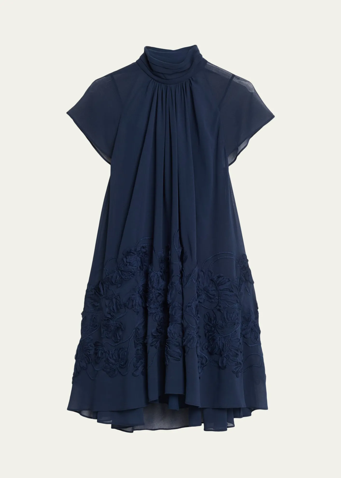 SIMKHAIAveil Embroidered Organza Mini Dress