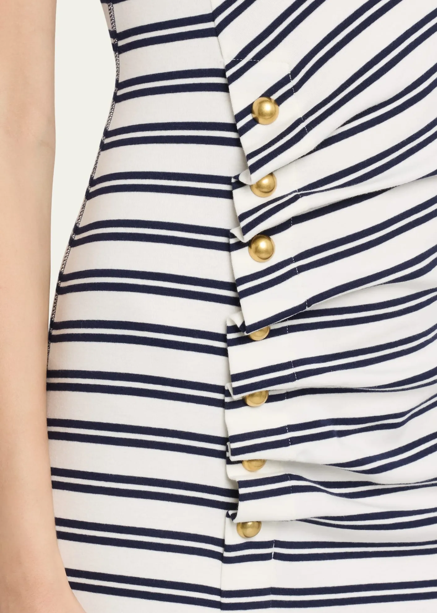 SIMKHAIBecker Striped Cotton Jersey Maxi Dress