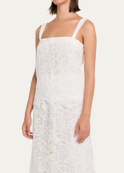 SIMKHAIBrynn Sleeveless Embroidered Top