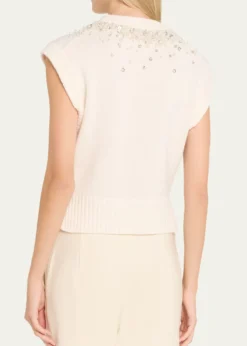 SIMKHAICandra Embellished Knit Vest